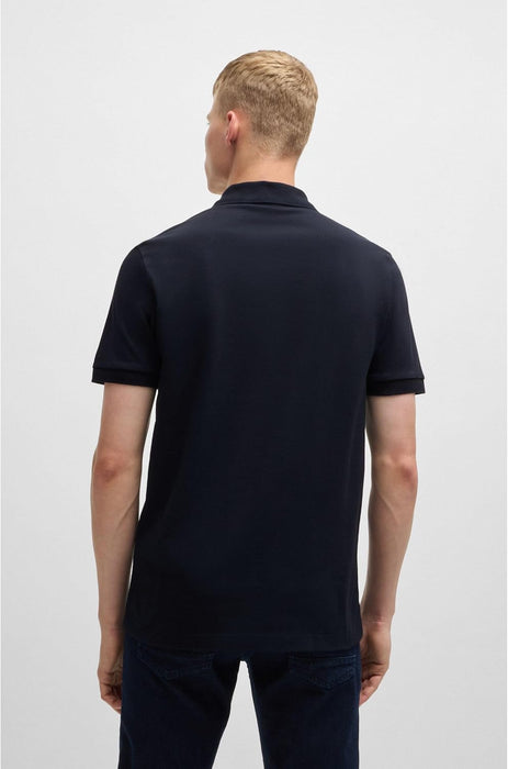 BOSS Men's Passenger Slim Fit Stretch Cotton Polo Shirt with Logo Patch