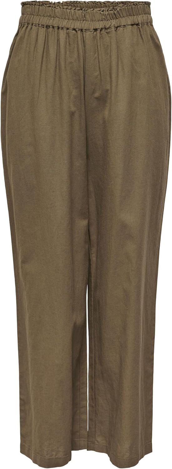 ONLTOKYO HW LINEN BLEND PANT PNT NOOS - Cub