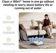Xiaomi Robot Vacuum S40 Pro 15,000Pa Suction, Dual-Extending Arms, LDS Navigation, Smart Carpet Detection, App Control (S20+ Upgraded)