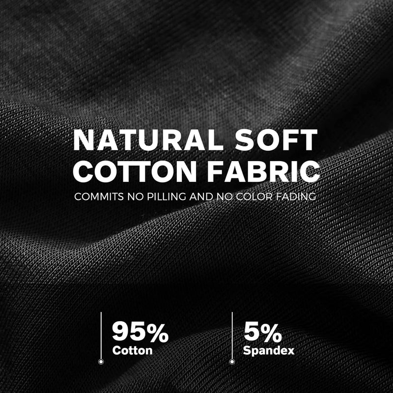 Natural Feelings Mens Boxer Shorts Soft Cotton Men Pack Breathable Mens Underwear Boxer Briefs