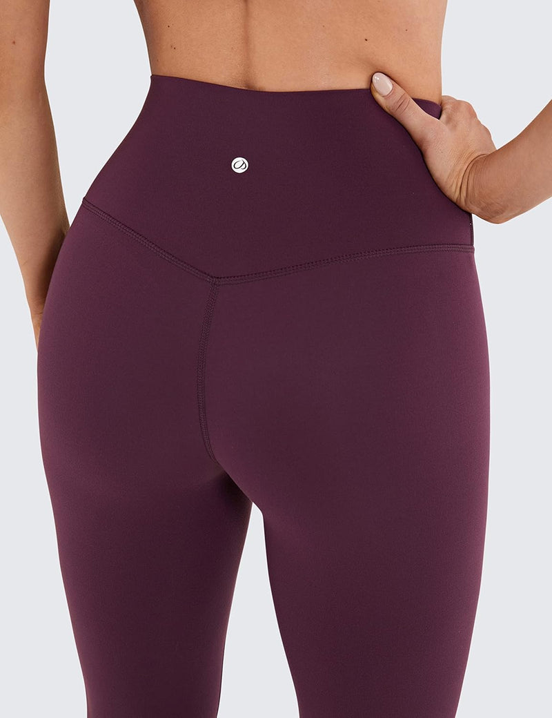 CRZ YOGA Women's Butter Luxe Leggings 25 Inches - High Waisted Buttery Soft Comfort Lounge Leggings