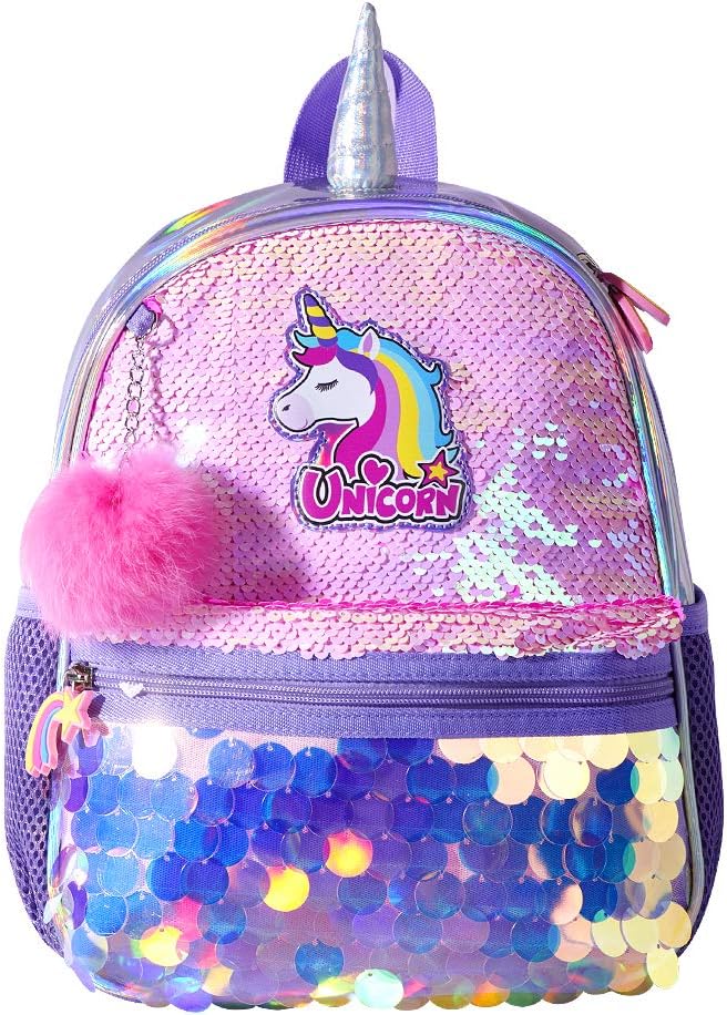 Eazy Kids Unicorn Sparkle Backpack - Pink
