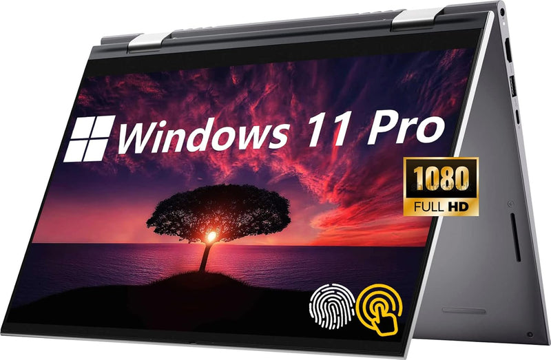 Dell Inspiron 14 5410 2-in-1 Convertible Business Laptop, 14” FHD Touchscreen, 11th Gen Intel Core i5-1135G7, Windows 11, 16GB RAM 512GB SSD, Fingerprint Reader, Backlit Keyboard (Upgraded)