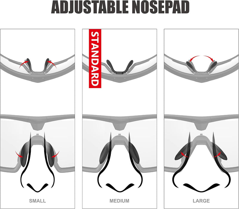RT100 RIDE YOUR WAY Professional wrap around Frameless Cycling Sunglasses for Men and Women