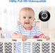Vtech RM7764HD with Camera 1080p WiFi Remote Access, 7 Inch Video, 360° Pan and Tilt, with Camera HD Night Vision 2-Way Talk Temperature Sensor, iOS & Android