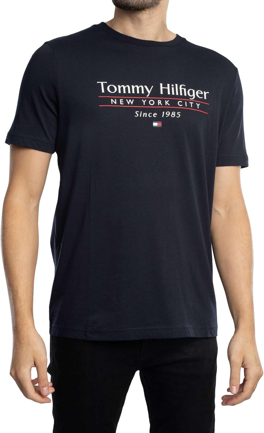 mens HILFIGER CENTER STACK TEE S/S T-Shirt – image 4