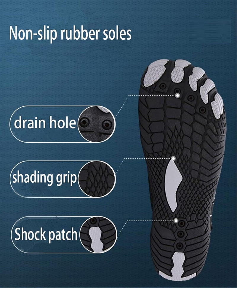 Swimming Shoes Men's Water Sports Quick-Drying Unisex Surfing Barefoot Beach Shoes Outdoor Hiking Wading Shoes Aqua Beach Shoes