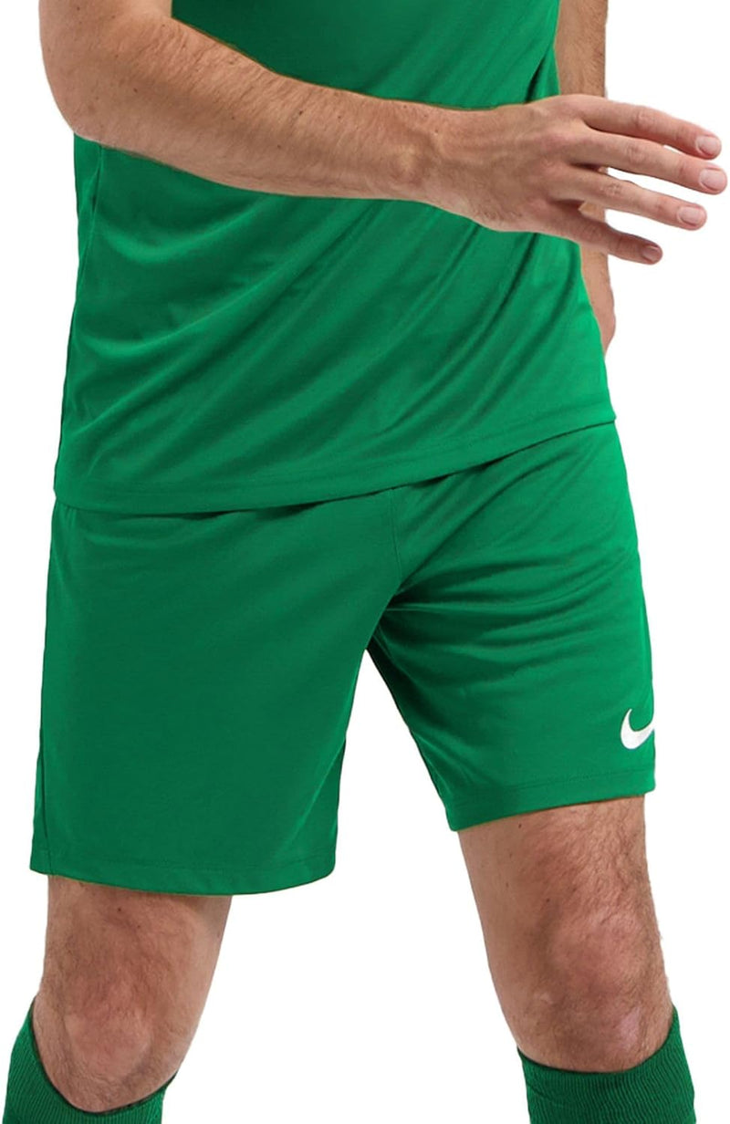 Men's Dri-fit Park 3 Football Shorts - Pine Green/(White)