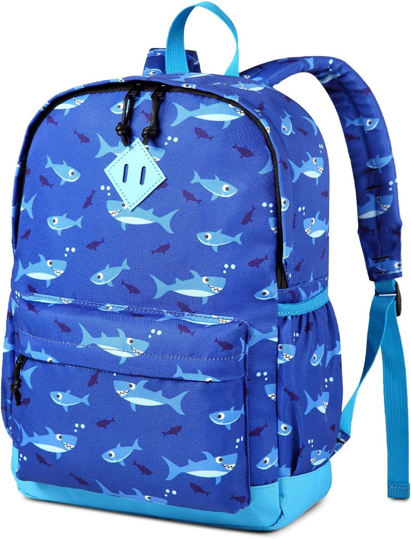 Kids Backpack for Boys, Girls Cute Backpack for School Children's Bookbag - Ocean Shark