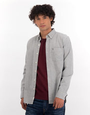 American Eagle Men's Slim Fit Oxford Button-Up Shirt