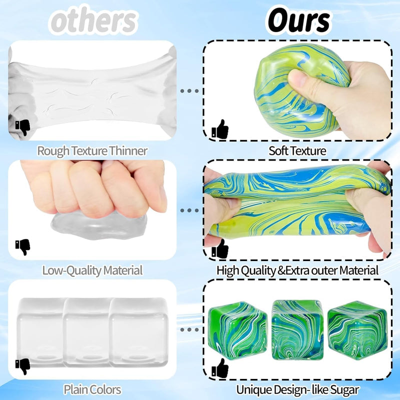 SLEEPHEADStress Cube Squishy Toys Slow Rising Sensory Toys