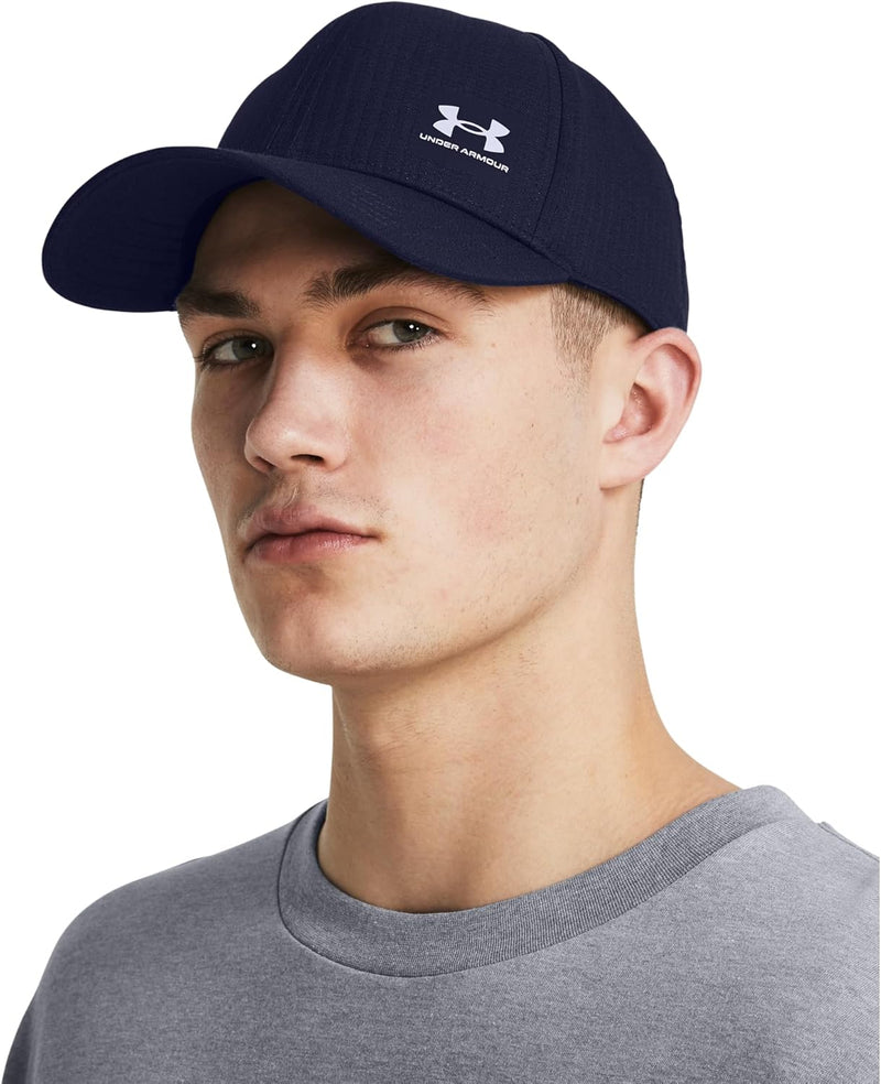 mens Iso-chill Armourvent Adjustable Hat Hat - Midnight Navy / / Halo Gray
