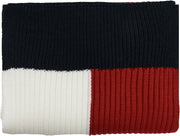 mens Marl Scarf - White Flag