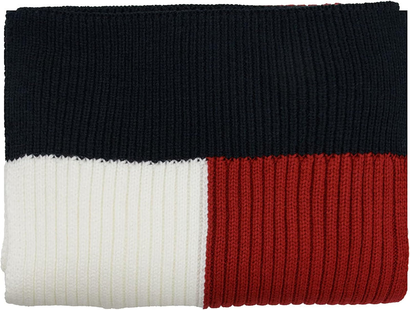 mens Marl Scarf - White Flag