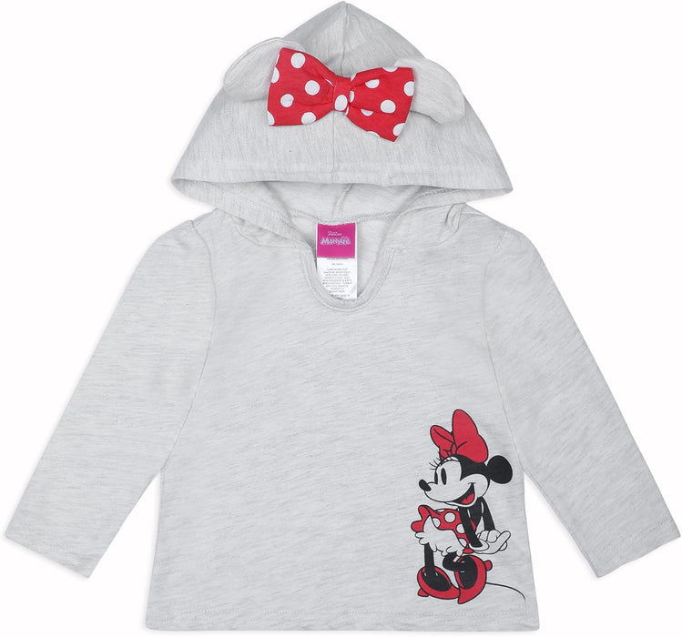 Disney Minnie Mouse Baby Girls Hoodie and Pants Set for Infant and Toddler Kids