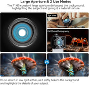 Macro Lens Kit for Smartphone 10-20X Zoom Photography Lens for iPhone and Samsung Galaxy Mobile Phones with Universal Clip HD Optical Glass for Close-up Shots of Nature and Jewelry