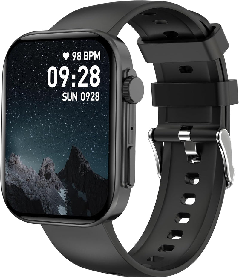 BRIBEJAT Smart Watch for Men Women (Make/Answer Call), HD 2.01'' Smartwatch Waterproof, Fitness Tracker Pedometer SpO2/Heart Rate/Sleep Monitor, Compatible with iPhone Samsung Huawei Android Phone