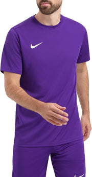 mens M Nk Dry Park Vii Jsy Ss T-Shirt - Court Purple/White