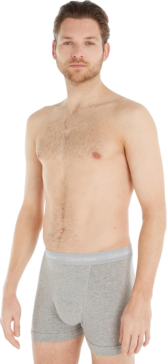 Men (Pack of 3) Trunks (pack of 3) - GREY HEATHER