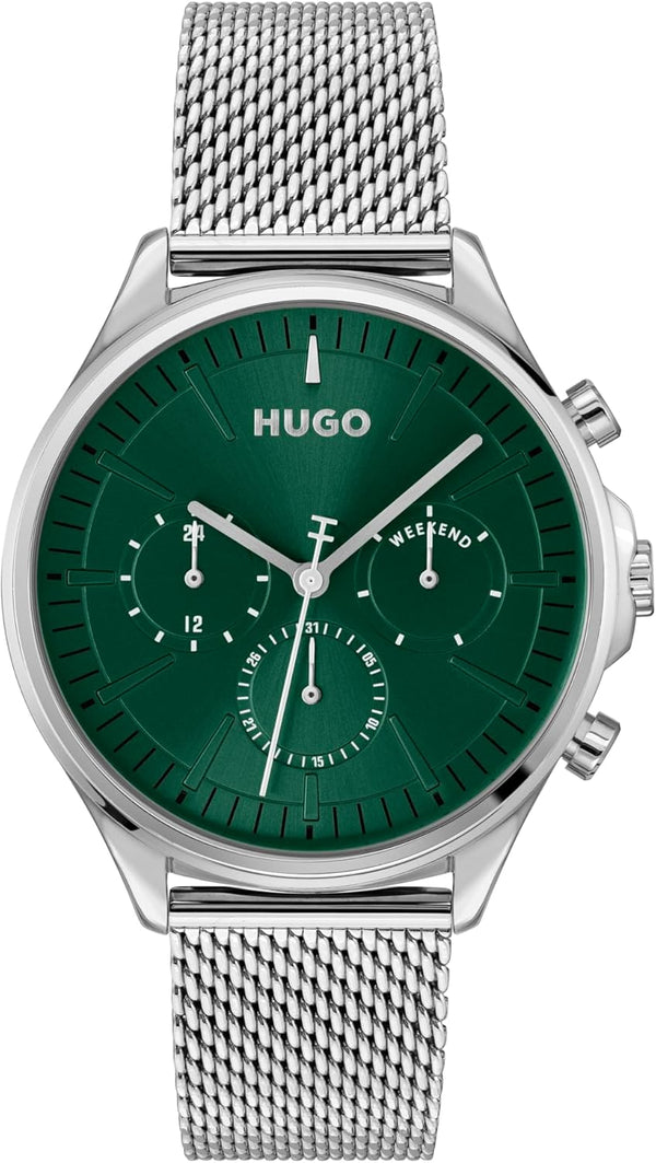 Hugo SMASH MULTI Men Watch, Analog - BLUE / GOLD