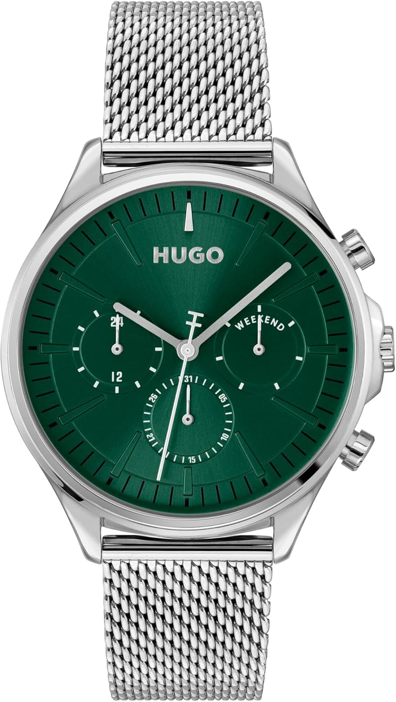 Hugo SMASH MULTI Men Watch, Analog - BLUE / GOLD