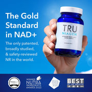 TRU NIAGEN - Patented Nicotinamide Riboside NAD+ Supplement. NR Supports Cellular Energy Metabolism & Repair, Vitality, Healthy Aging of Heart, Brain & Muscle - 30 Servings / 30 Capsules - Pack of 1