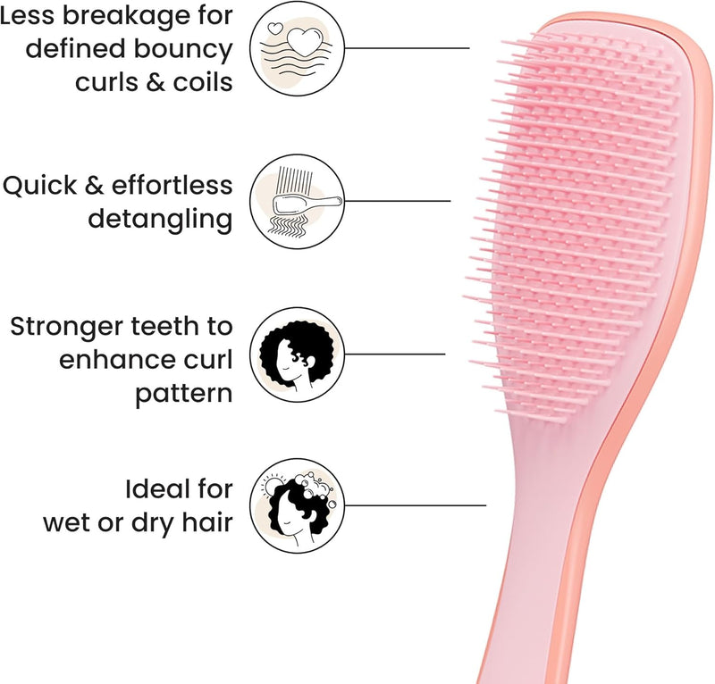 Tangle Teezer TWD NATURALLY CURLY-ORANGE/PINK