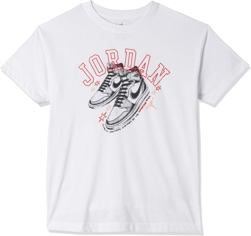 Unisex Kids Jordan AJ1 Rookie TEES AND T-SHIRTS (pack of 1) - WHITE