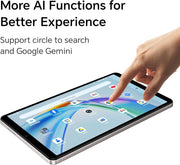 Pad X7 8.7" Wi-Fi Tablet, 4GB RAM 128GB Storage, 90Hz Display, Snapdragon 680, Android 15, Gray with Cover Case (UAE Version)