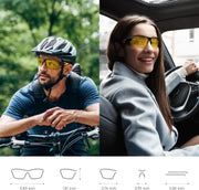Polarized Sports Sunglasses for Men Women Youth Baseball Fishing Cycling Running Golf Motorcycle Tac Glasses UV400