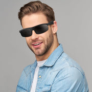 LVTEL Smart Glasses, Polarized Sunglasses, Built-in Mic & Speakers, Voice Assistant, Lightweight TR90 Frame UV Protection