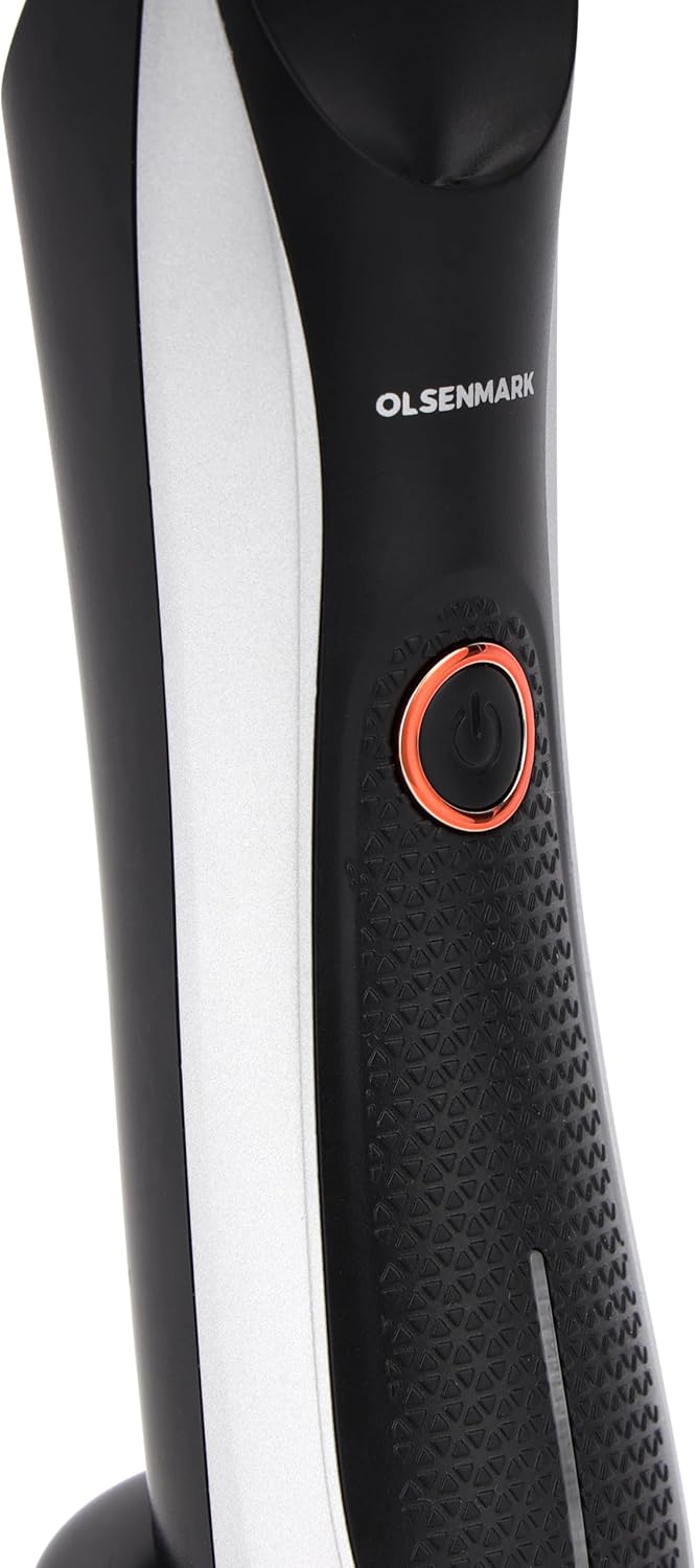 Olsenmark Hair Groomer and Trimmer- OMTR4105, Li-ion Battery and 60 min Working Time, Quick USB Charge, Detachable Blades and Waterproof, LED Indicator