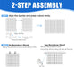 Ozikutech 12 Pcs Silver Shimmer Backdrop for Party Decoration, 3FTx4FT Silver Sequin Wall Backdrop Panels for Birthday Graduation Anniversary