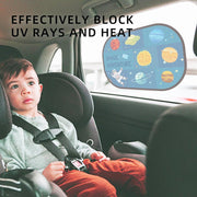 Mideer Window Shade,for Kids,Adventure Theme,UV Protection,Sunshade,Car Window Shade,Easy Install,Fun,Design,Child Safety,Sun Protection,Cool Interior,Travel Accessory,Portable,Roll-Up,Adjustable