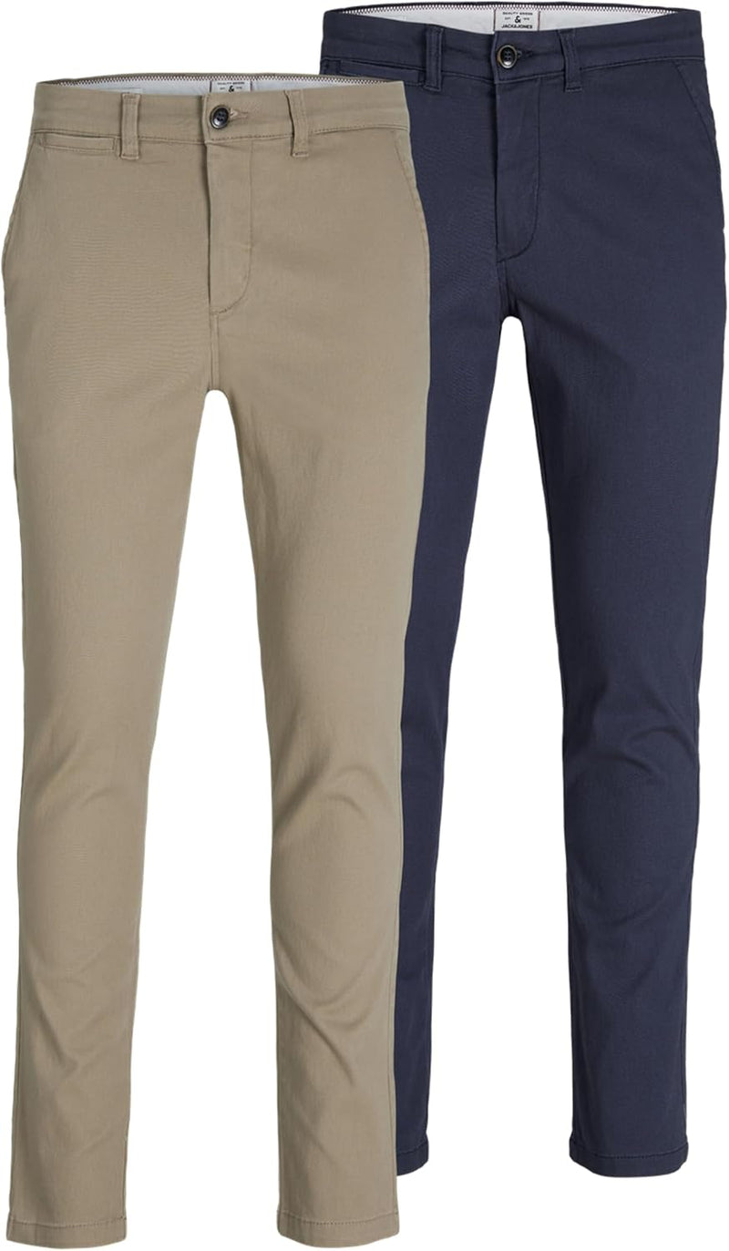 Men's Jjimarco Jjdave Sa 2 Pack Trouser (pack of 2) - Beige