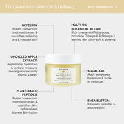 Glow Getter Multi-Oil Whipped Body Butter, Firming & Body Moisturizer With Shea Butter, 7.7 Fl Oz 7.7 Fl Oz (Pack of 1)