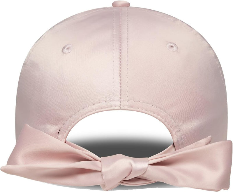 Wmns Satin Bow Back 9Forty Neyyan PKR Pastel Pink One Size - PINK