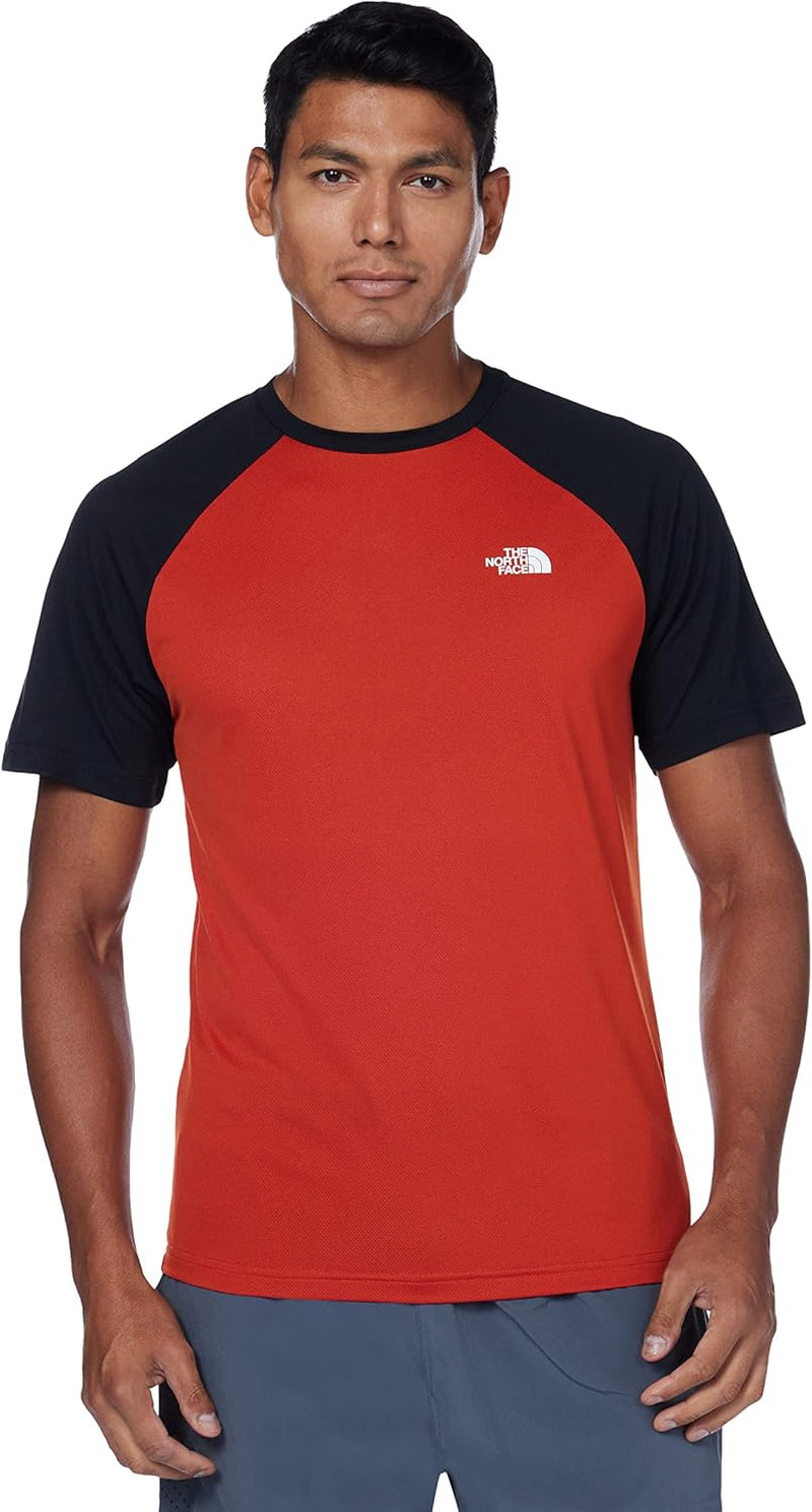 Men's Men's Tanken Raglan T-shirt T-Shirt - Rusted Bronze-TNF Black