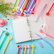 40 Pack Cute Cartoon Pens Animal Writing Pens 0.5 mm Assorted Styles Pens Stationery for Office School Student Kids Present,Classroom, Party Favors, Goodie Bags Fillers, Birthday Day Gifts and Prize