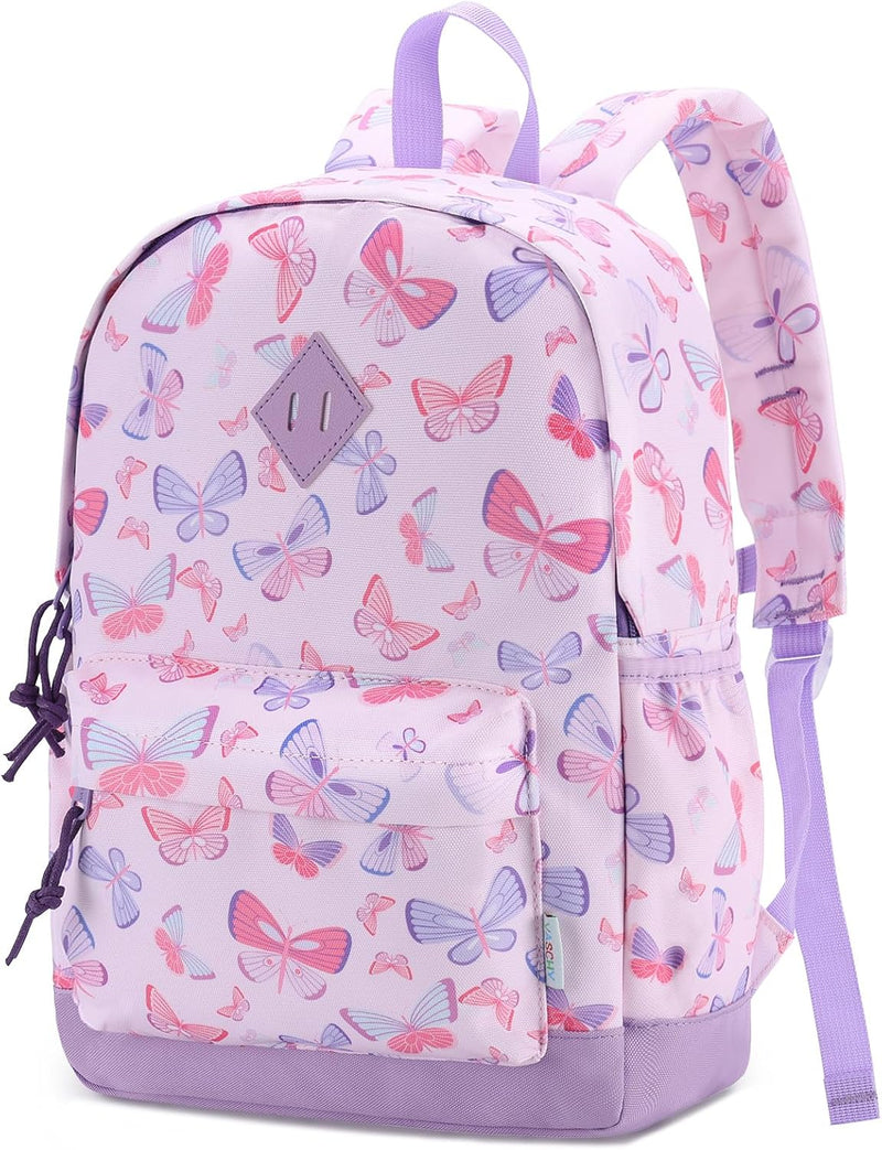 Kids Backpack for Boys, Girls Cute Backpack for School Children's Bookbag - Blush Butterflies
