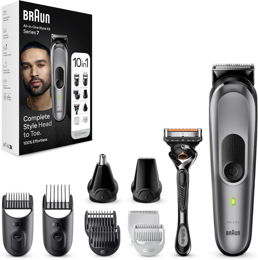 Braun MGK 7490 17 in 1 Style Kit 7 Beard, Body, Hair Multi Grooming Kit - MGK 7420
