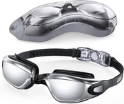 Aegend Swim Goggles, Swimming Goggles No Leaking Adult Men Women Youth - Bright Sliver