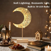 Eid Ramadan Decoration Lights | Moon Shaped Desk Lamp

