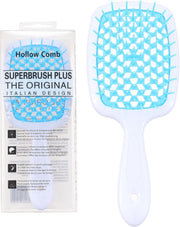 Hair Brush Comb For Hair Detangling Hair Brush Women Hair Styling Brush Hairbrush For Fine Hair Massage Comb Straw Hair Brush Vented Light Green+Purple - 014 Blue+White