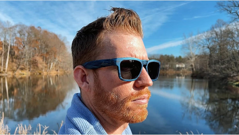OhO sunshine OhO Bluetooth Sunglasses,Voice Control and Open Ear Style Smart Glasses Listen Music and Calls with Volume UP and Down,Bluetooth 5.0 Audio Glasses and IP44 Waterproof, unisex-adult