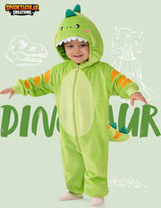 Spooktacular Creations Halloween Dinosaur Costume, Dragon Zip-up Hooded Jumpsuit for Halloween Costume Cosplay Themed Parties