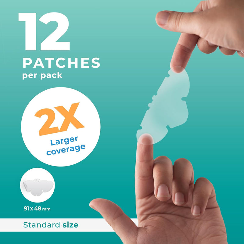 PatchRx Pimple Patches for Nose (12 Pack), Treat Nose Pimples Overnight - Hydrocolloid Acne Patches - Pimple Patch Hydrocolloid Patches &Pimple Stickers, Nose Strip, Zit Patches - Nose Pimple Patches