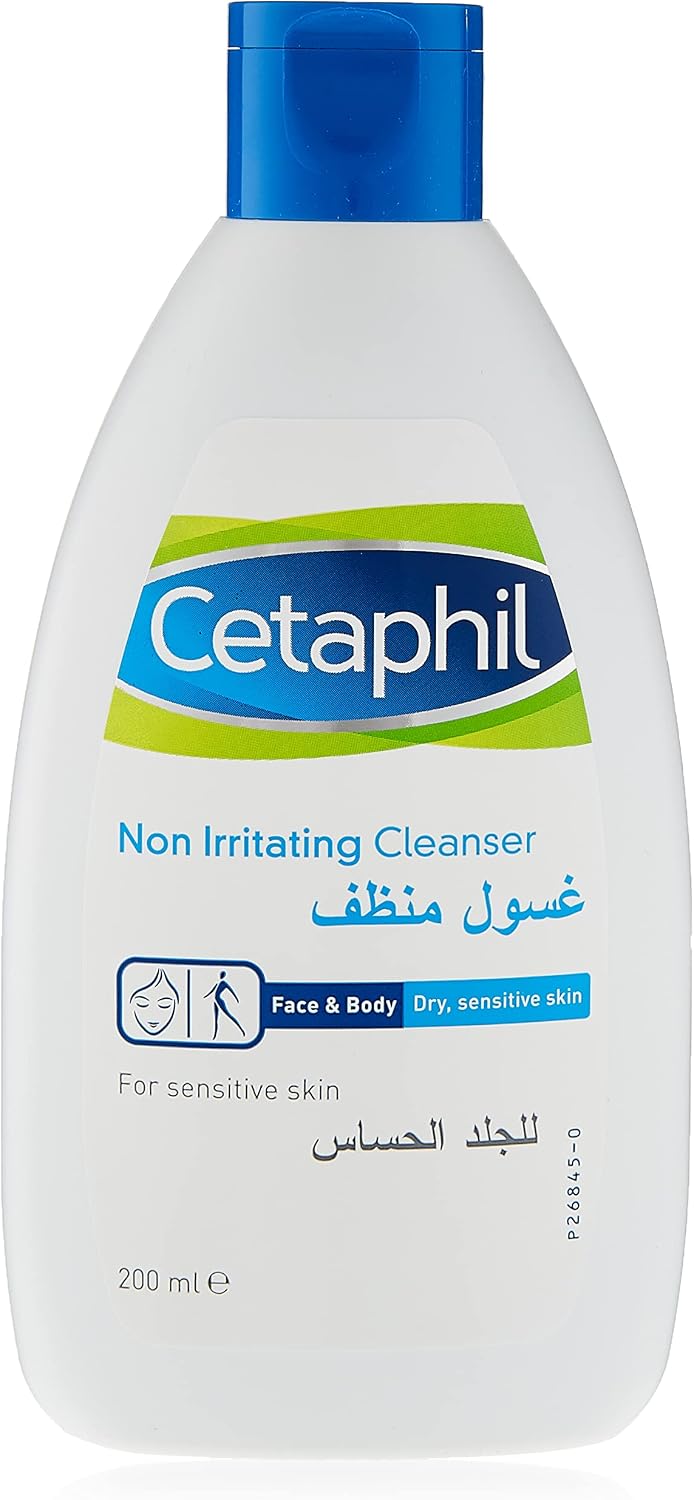 Gentle Hydrating Skin Cleanser Face & Body Men & Women Dry to Normal and Sensitive Skin Glycerin, Panthenol & Niacinamide Unscented Soap Free 236ml Dermatologist Recommended - 200ml