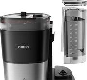 Philips All-in-1 Brew Drip Coffee Maker With Built-in grinder - 10 cups, Permanent filter, Duo-bean Container, LED Display - HD7900/50