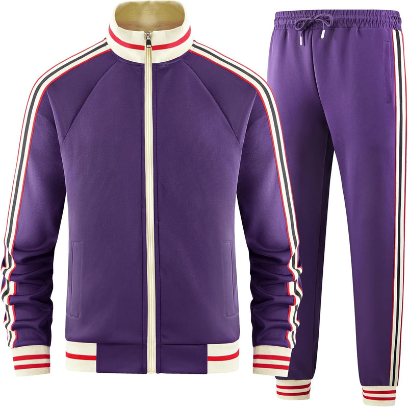 Men Track Suits for Men Set mens track suits 2 piece set (pack of 2) - Ai-tz007